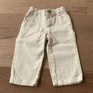 Janie and Jack White Khaki Pants 12-18 months